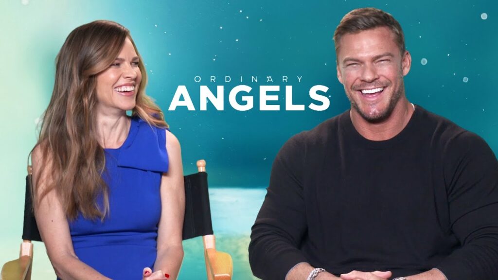 Alan Ritchson and Hilary Swank Share the Joy of Wrestling with God | ORDINARY ANGELS Interview