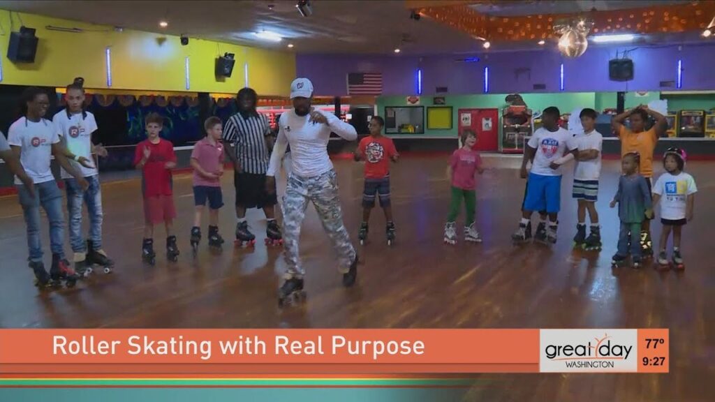 Kenney “Rollo” Davis keeps roller skating vibes alive at the Temple Hills Skate Palace