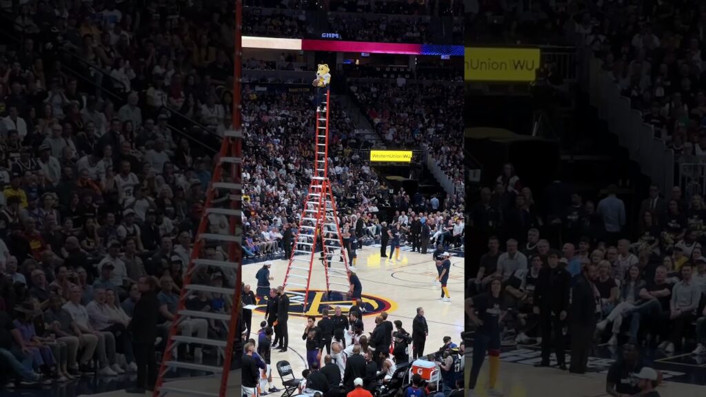 THIS is why the Nuggets Mascot makes over $600K a year!🤯 #shorts