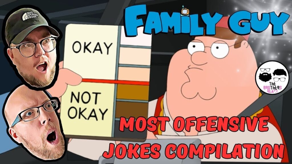 Family Guy – Offensive Jokes ( Not for snowflakes) |THEBROSREACT