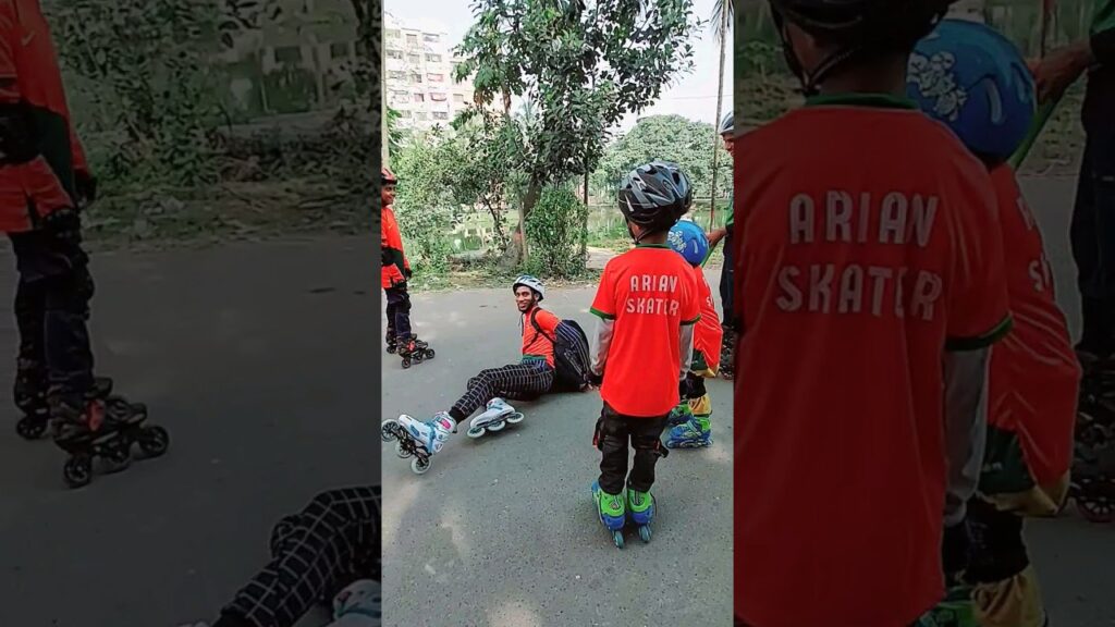 skating fall @brotherskating1100 #kodom tole bose ace nagor kanaia #rollerskating #speed