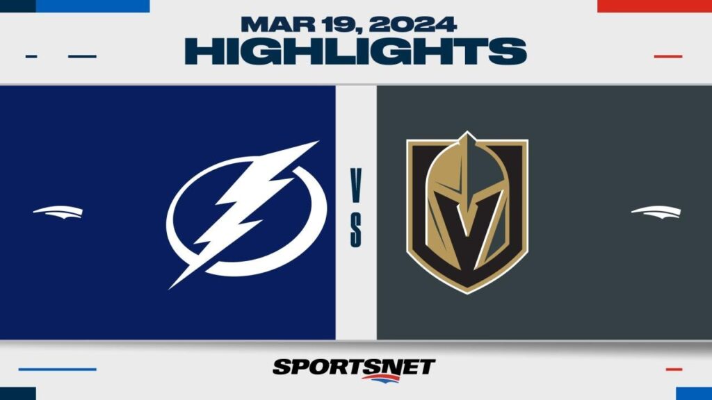 NHL Highlights | Lightning vs. Golden Knights – March 19, 2024