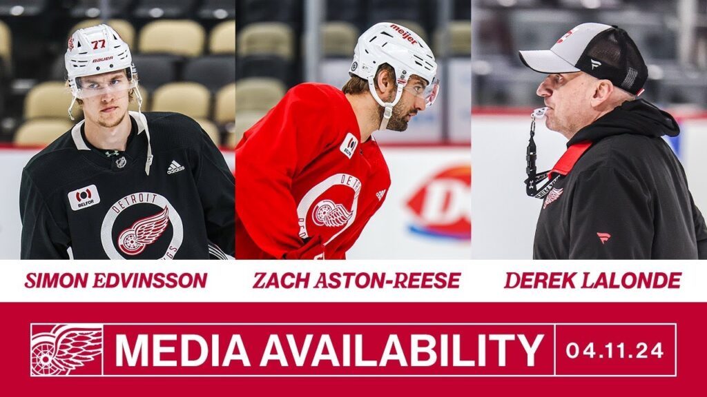 Edvinsson, Aston-Reese, Derek Lalonde Morning Skate | April 11 vs PIT