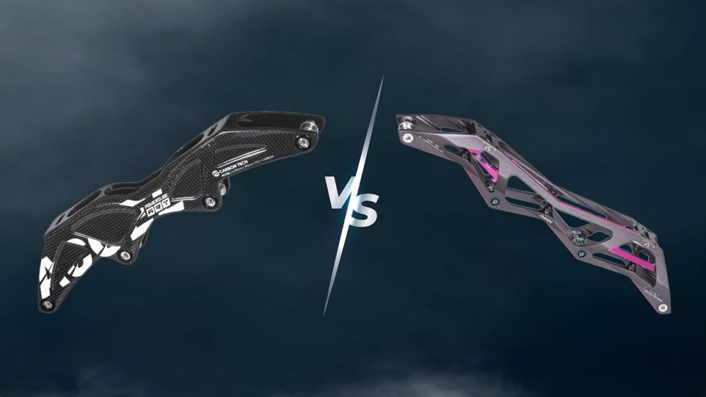 3x Aluminum frame VS ACCEL Carbon Frame – Powerslide Compare