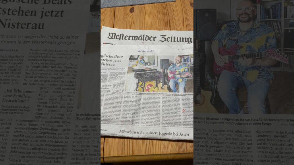 Tim Scott Westerwälder Zeitung Interview April 2024