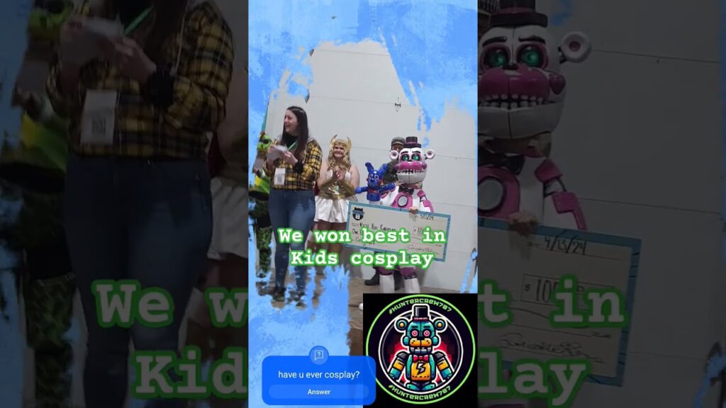 #we #won #kids #cosplayer #competition with #fnaf #funtime #freddy #cosplay #boy #viral #life #ai