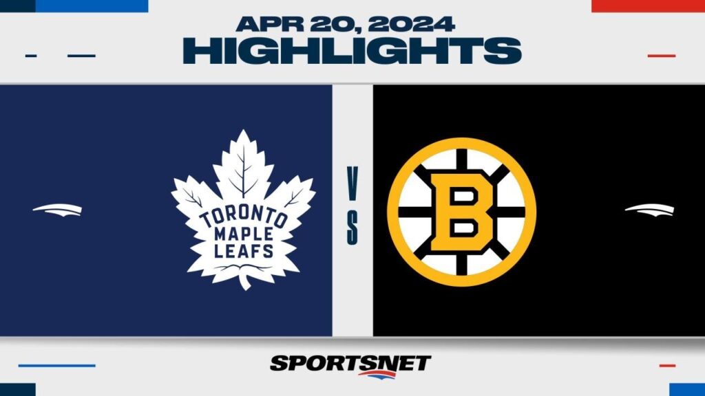 NHL Game 1 Highlights | Maple Leafs vs. Bruins – April 20, 2024