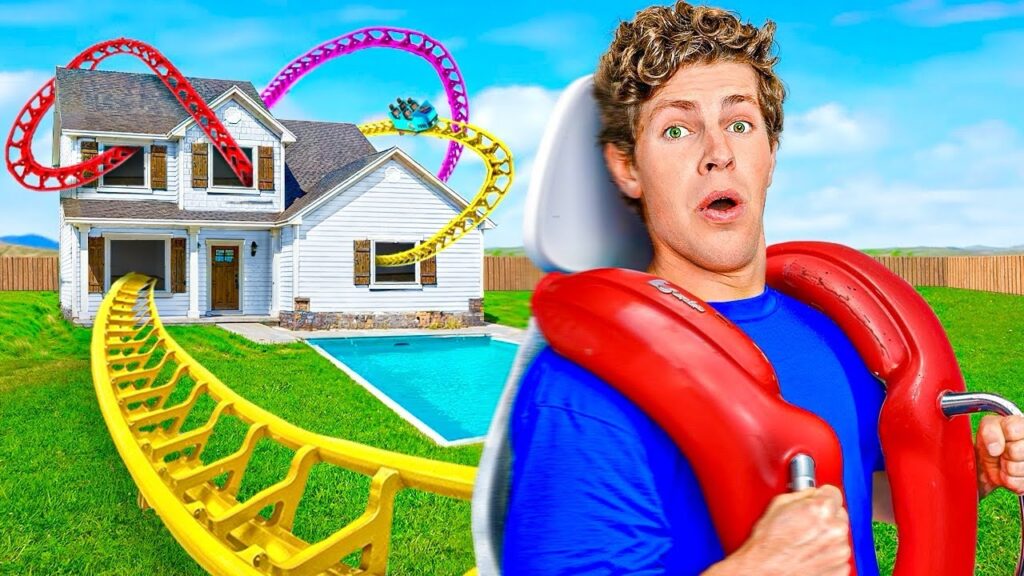 I Built a Theme Park In My House!