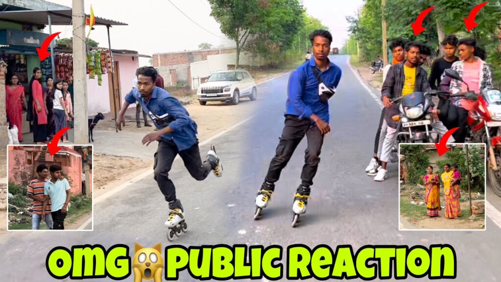 OMG😹 public reaction || skating vlogs || #skatingvlog #tufanskater