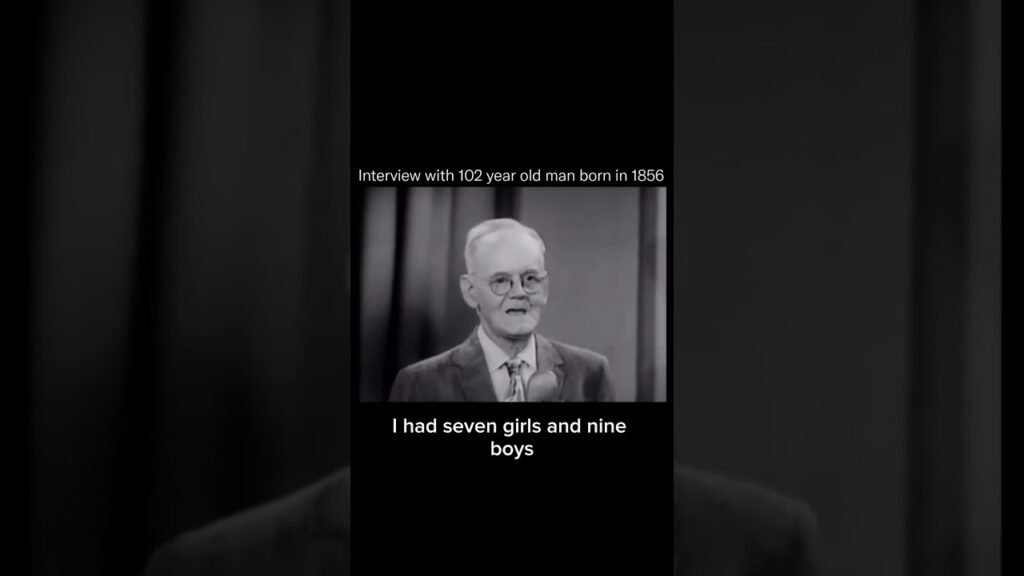 Interview with 102 year old man born in 1856 #history #oldman #102yearsold ##shorts