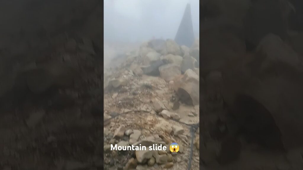 Mountain slide 😱 #viral #shorts #trending