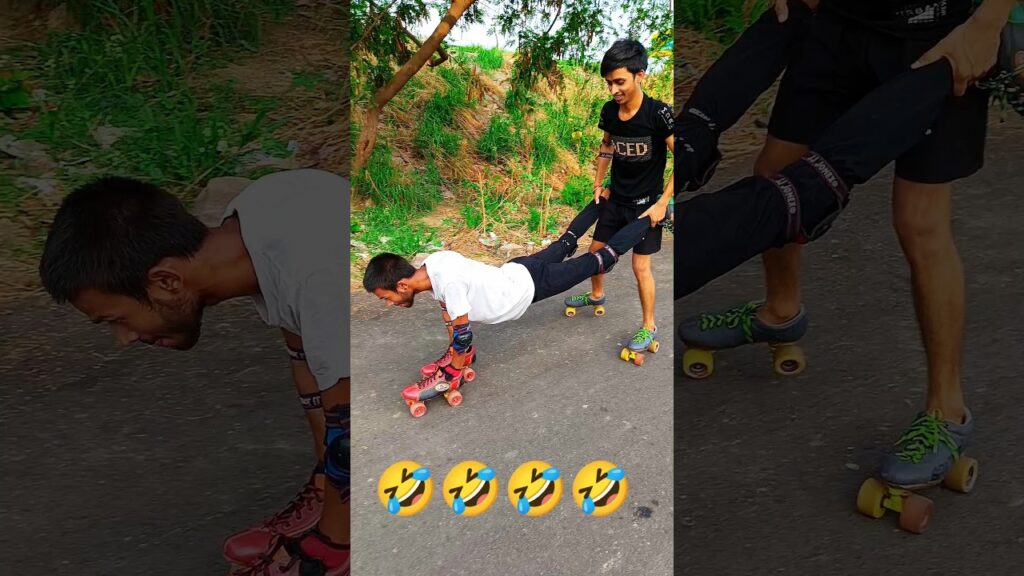Iski bhen ki maje maje🤣#skating #brotherskatingskating #trending #shorts