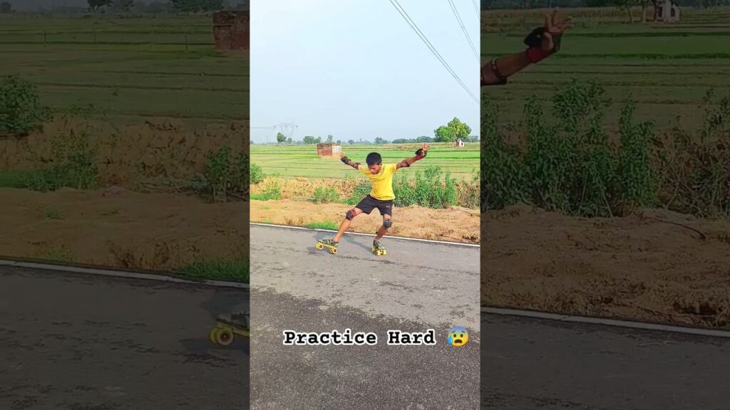 Practice Hard 😰#skatingskating #trending #publicreaction #girlreaction #shorts