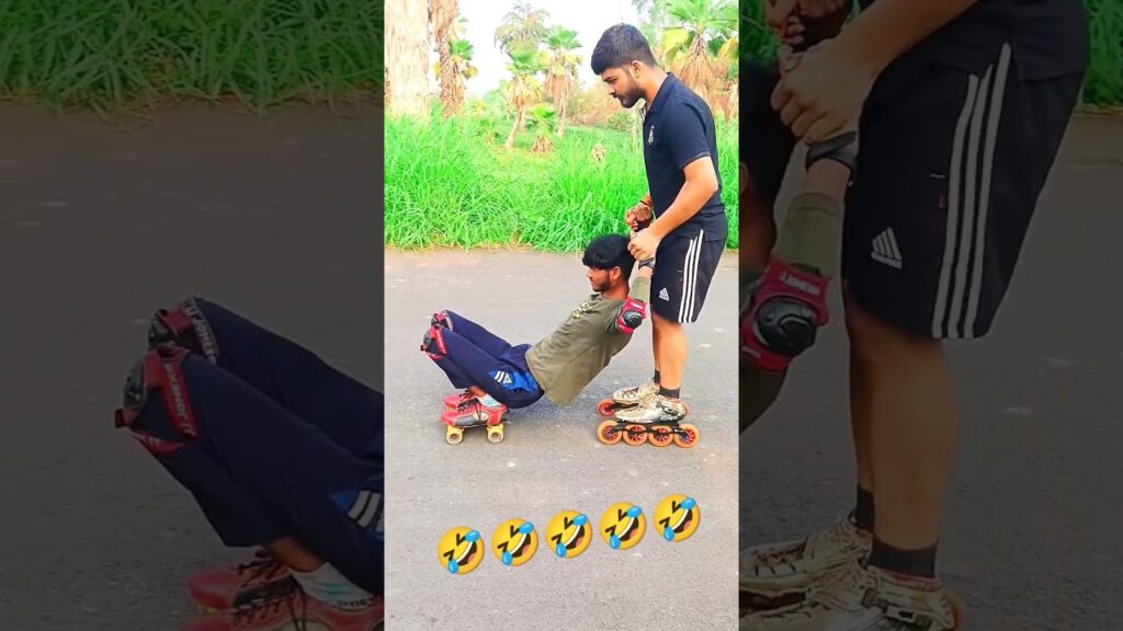 Iski bhen ki maje maje 🤣#viral #shortvideos  #girlreaction #trending #skatingskating #shorts