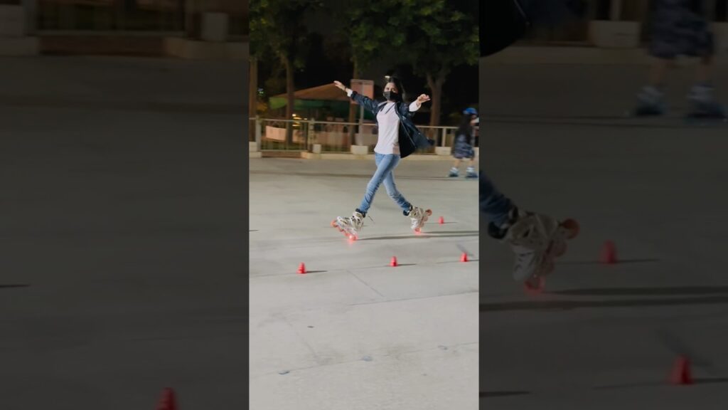 Tow wheel skill #sehaaskater #skater #skatinggirl #mychannel #youtube #yotubeshort #rollerskating
