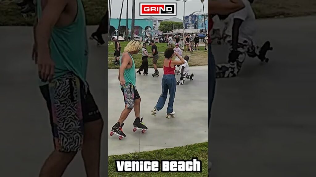 Victoria Monét – Experience pt 3 at Venice Beach roller disco Plaza live. #grind   #rollerskating
