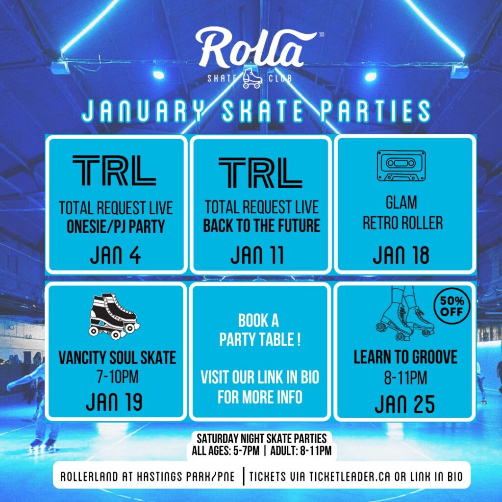 January 2025 Rollerskating Events – Rolla Skate Club