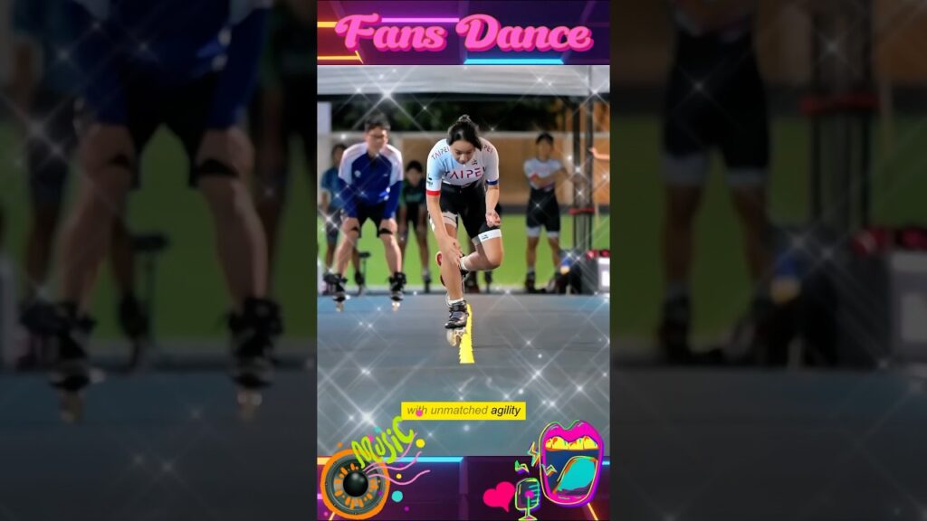 World-Class Inline Tricks: Mesmerizing Slalom Skills⚡😲 #vibes #danceremix #mashupvibes