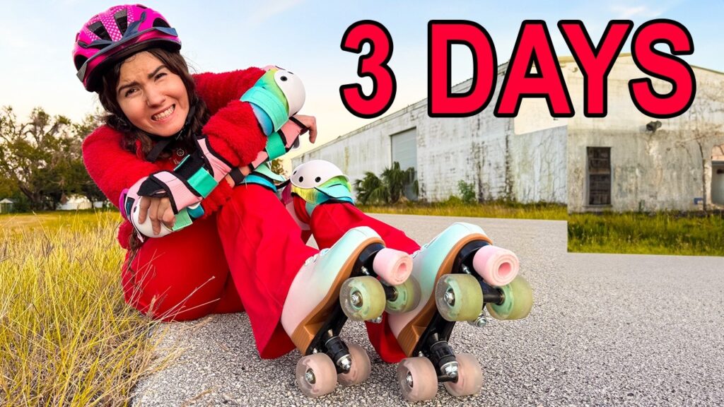 LEARNING TO ROLLER SKATE IN 3 DAYS πΌ