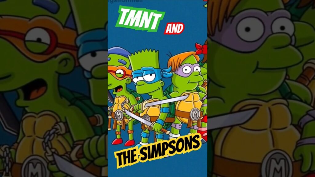 📸🐢CRAZY CROSSOVER, TMNT AND THE SIMPSONS 📸🐢 #TMNT #SIMPSONS #fnaf #cosplay #boy #family
