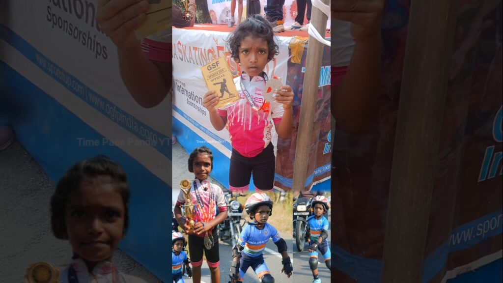 💥சாதிக்க போராடும் முவித்ரா..🔥 Time Pass Panda YT #skating #motivational #hardworkworks