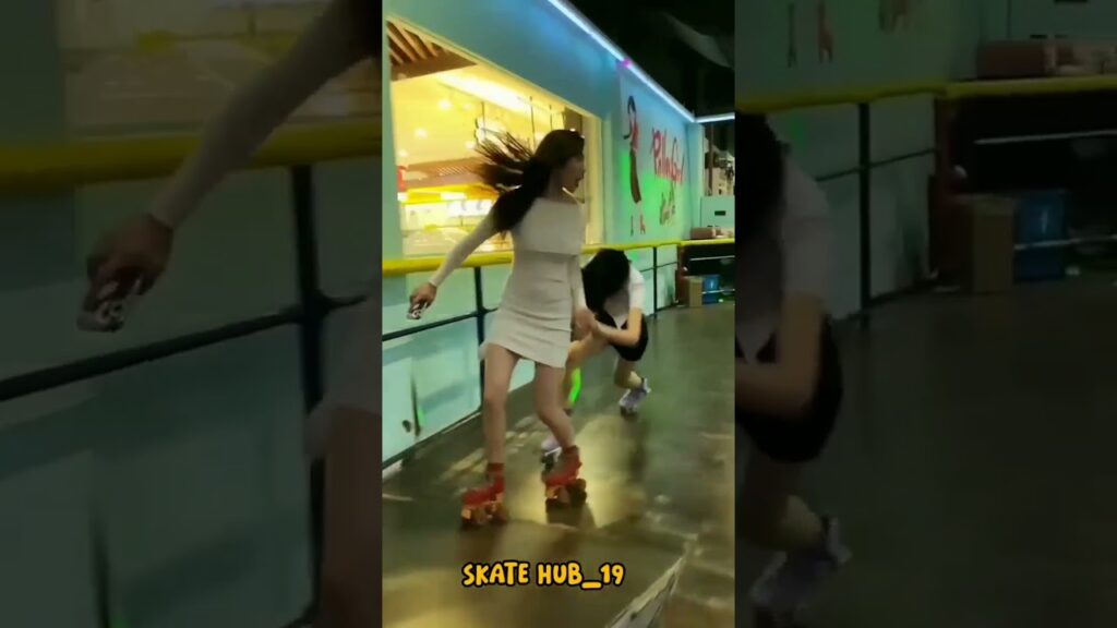 OMG Skate incident 😯 Skate Girls ⛸️ #youtubeshorts #skatelover