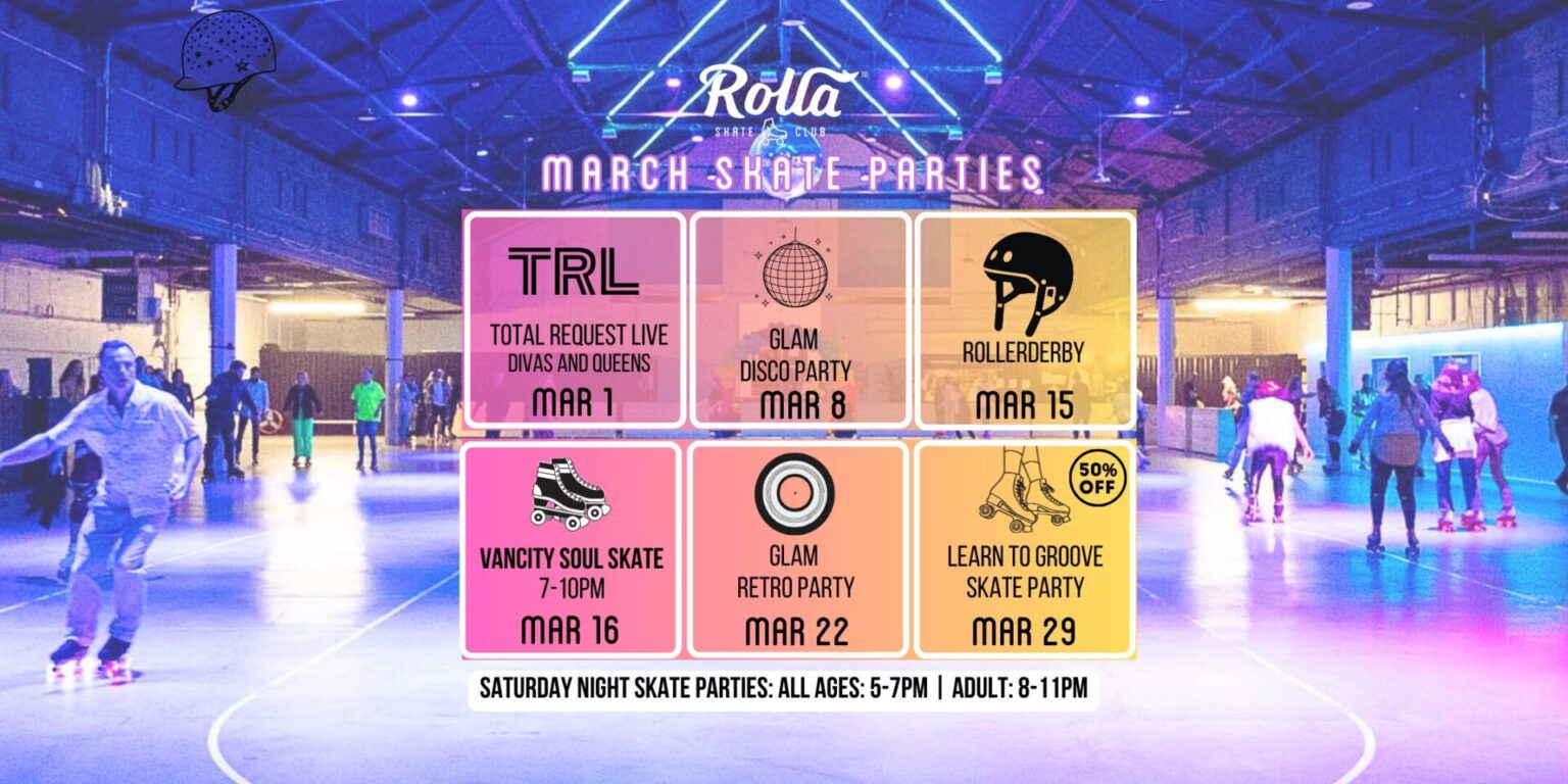 March 2025 Rollerskating Events – Rolla Skate Club
