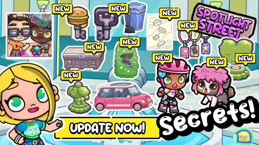 EVERYTHING in SPOTLIGHT STREET: KEYS! SECRETS! PARKING! PETS! (Avatar World)