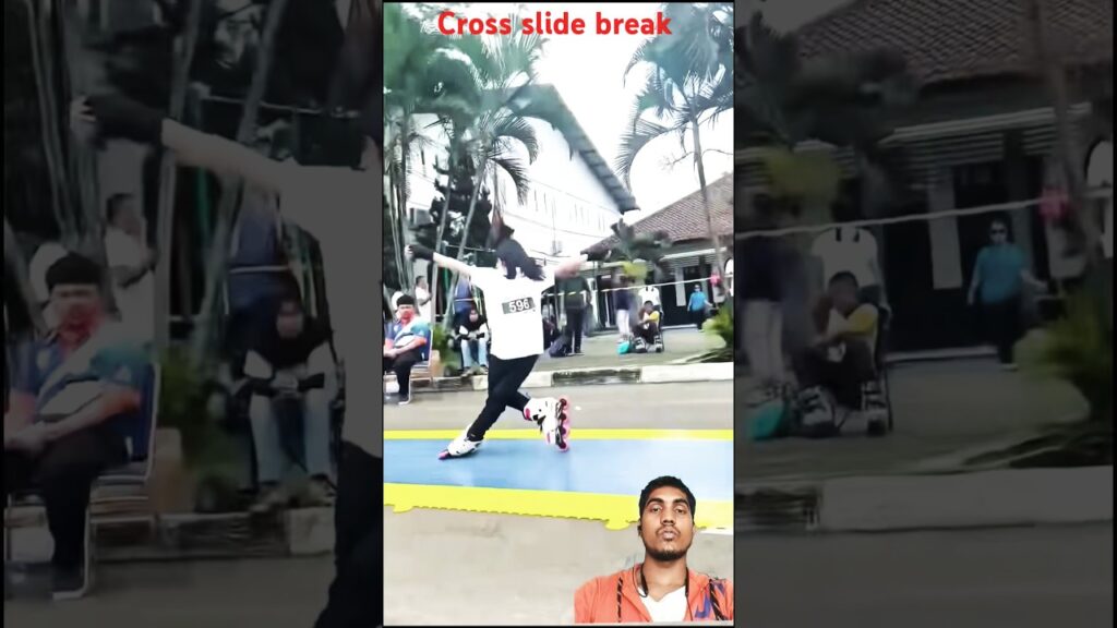 “Epic Cross Acid Slide! 🔥🔥 | Insane Inline Skating Tricks 🛹#shorts