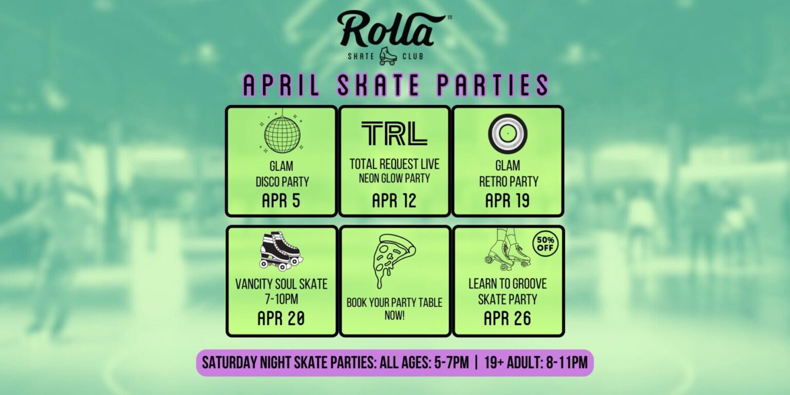 April 2025 Rollerskating Events – Rolla Skate Club