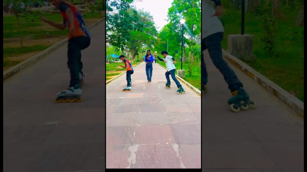 Girl shocked 😮 skating🛼 lover😍 #skating #skater #inlineskate #publicreaction #girls_respect