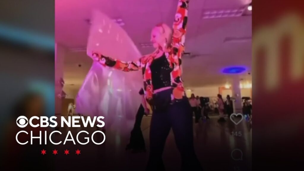 Empty Chicago big-box store turned into roller skating rave space