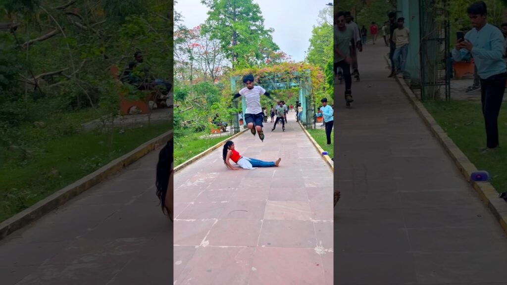 Ladki dar gyee 🫨👀#skating #skater #publicreaction #skate #trending #trend #inlineskateindianroad