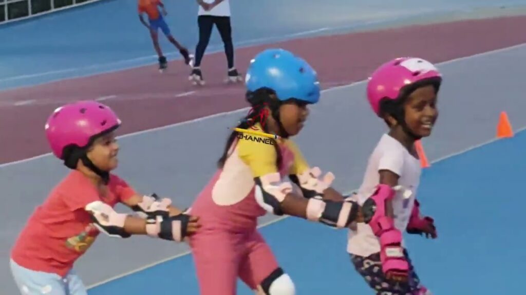 Skating Push to move training