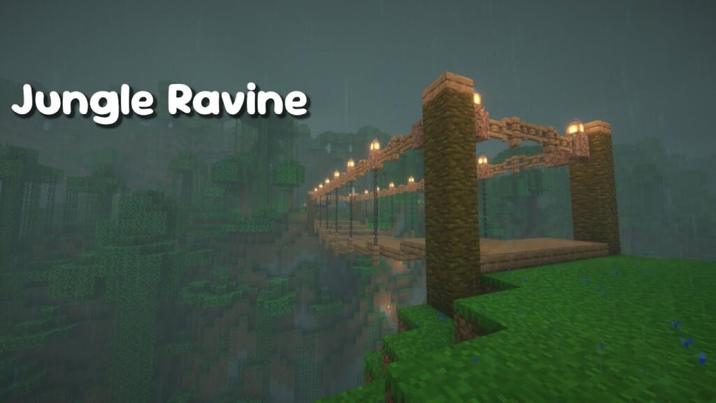 A New Minecraft World : Bridge Build