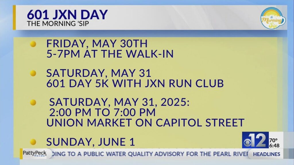 Morning ‘Sip: 601 JXN Day