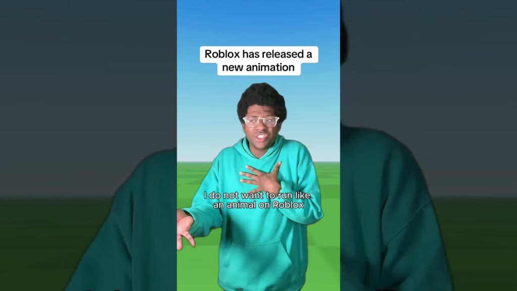 Roblox has released a new animation based on our votes
