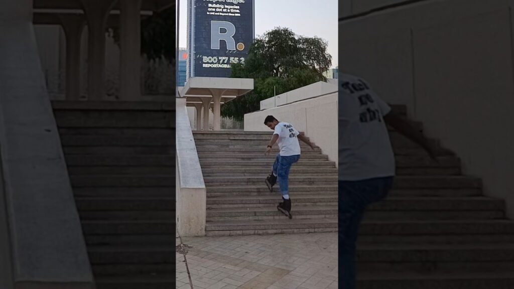 Have to Fall down first π« #skatingchallenge #skating #bdskating #rollerskating #skatershorts