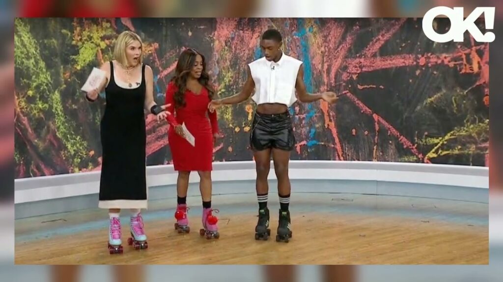 Jenna Bush Hager Nearly Slips and Falls During Roller Skating Lesson on Live TV