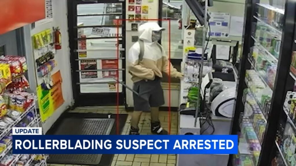 Suspect who robbed gas station on rollerblades arrested: Police