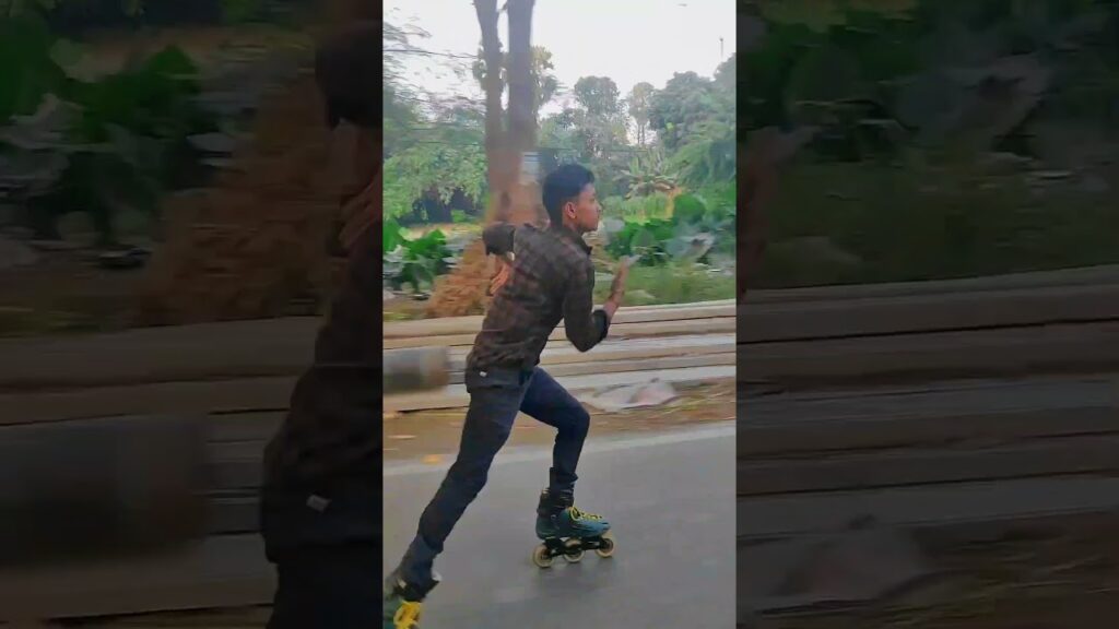 Cute Girl Funny Reaction 😮#skater #rollerskating #skating #shorts #viralshorts #brotherskating