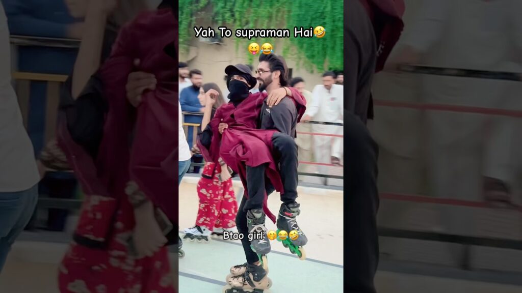 girl Nahin yah To supraman Hai🤣😂😝🫣 #ytshorts #shortvideo #skatingshorts#Ansafakhar #Ansaskater