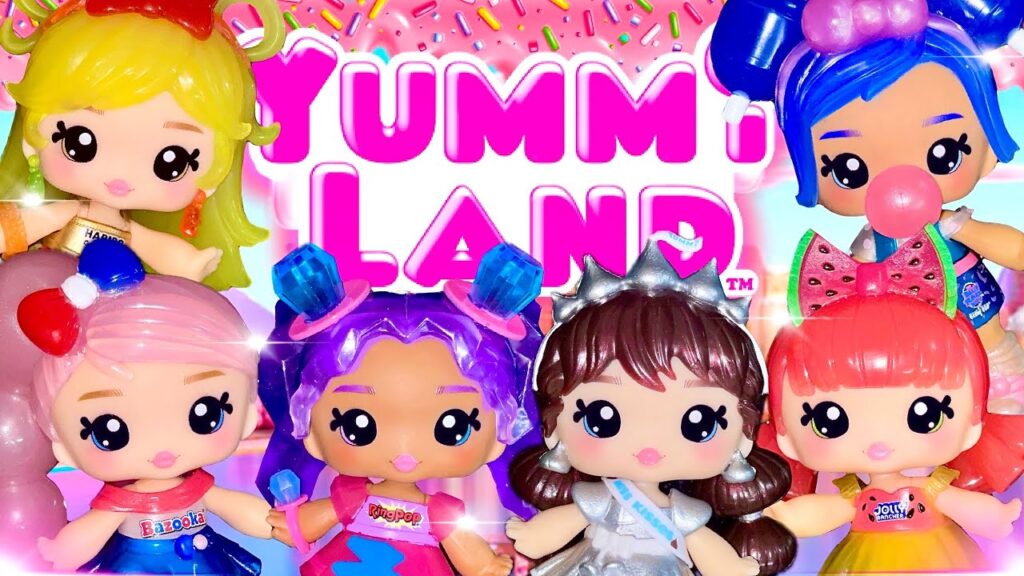 YUMMILAND Licensed SWEETS Mini DOLLS (+ DIY Scented Lipgloss) Ultimate UNBOXING & Review!!🔥🍵🍭