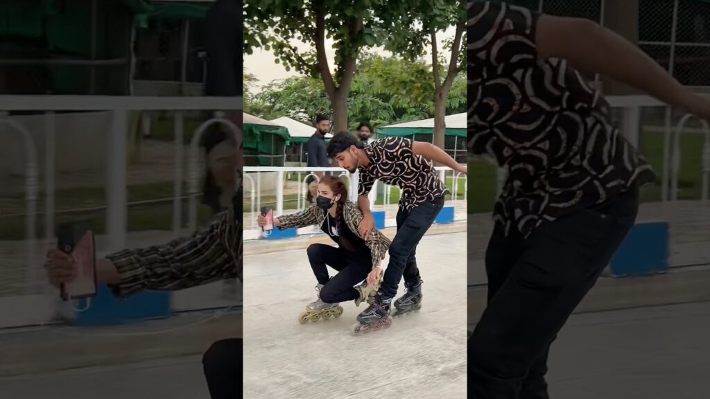 Girny lagy thy bach gay😂😱😂 #shortvideo #skatingshorts #razaskater #fakharskater #Ansaskater