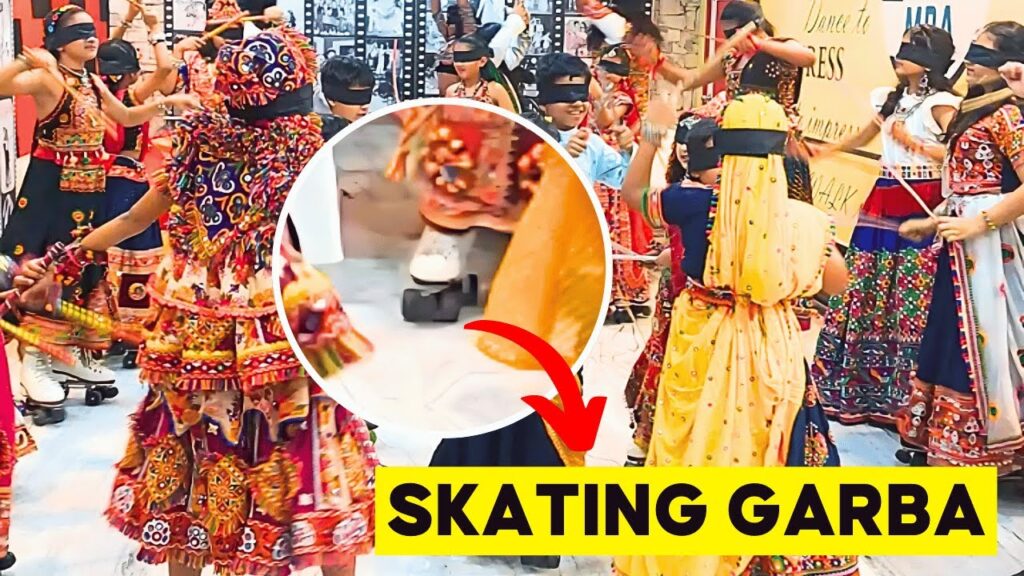 Skating Garba: A Unique Dance Fusion | Kemchhosurat
