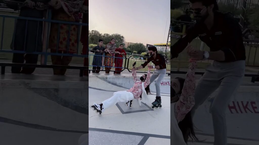 With my dear sister🔥🛼😍 #ytshorts #shortvideo #skatingshorts#Ansafakhar #Ansa #Fakharskater #fyp