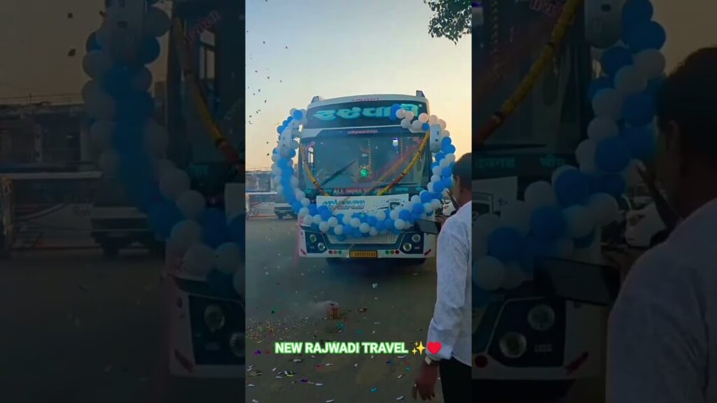 NEW RAJWADI TRAVEL ||✨♥️ AC LUXURIOUS BUS VOLVO BS6 😱#newshorts #ytshorts #viral #shortvideo #shorts