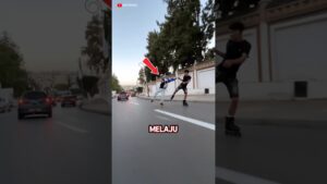 Aksi Gila di Jalan Raya! Roller Skater Ini Bikin Semua Kaget 😱
