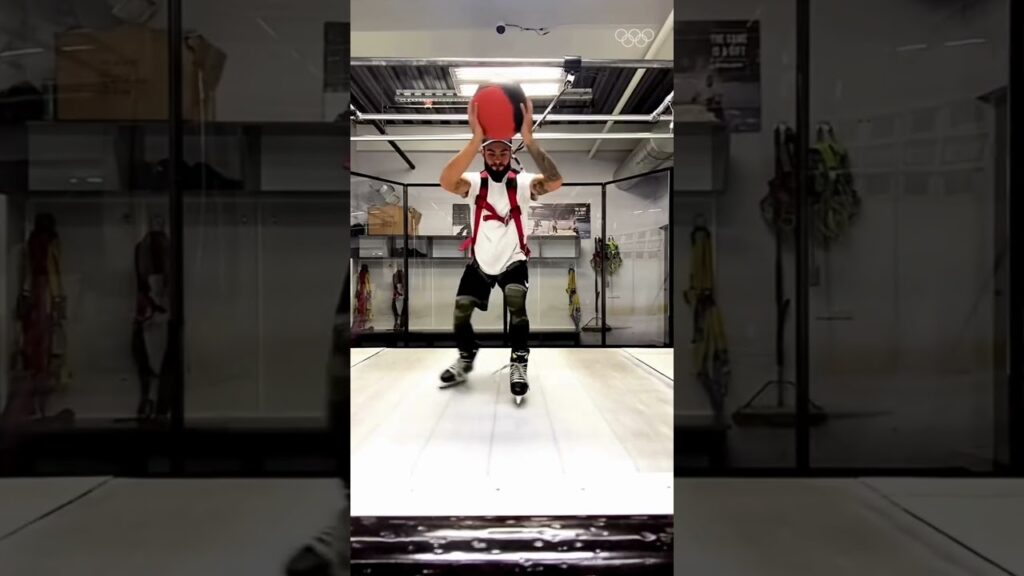 It’s not a treadmill. It’s a skatemill! ⛸️