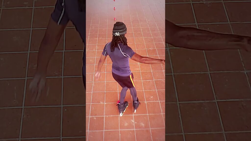 Back Fish – Freestyle Slalom Skate Training